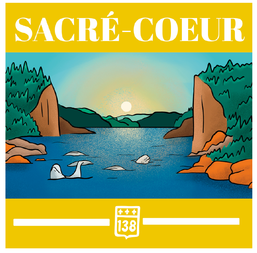 Autocollant Sacré-Coeur