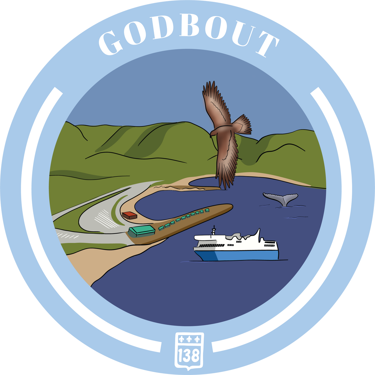 Autocollant Godbout