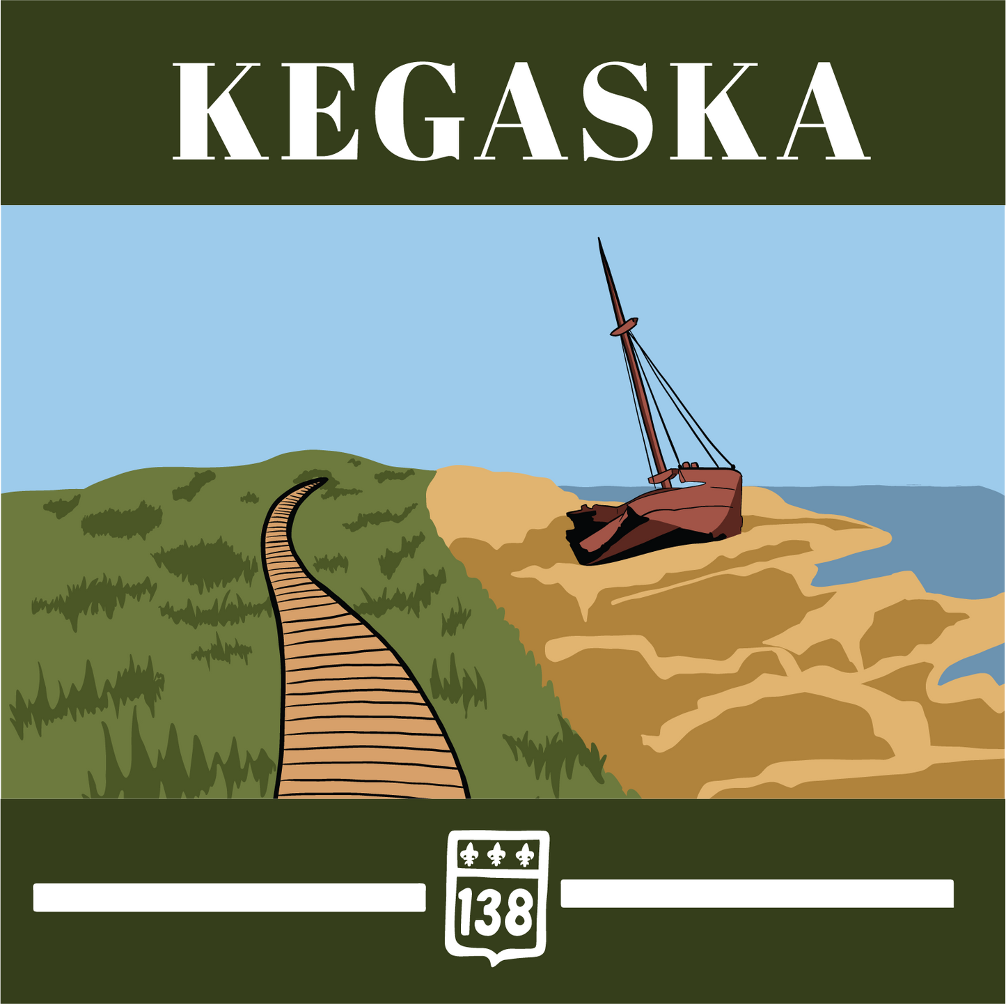 Autocollant Kegaska