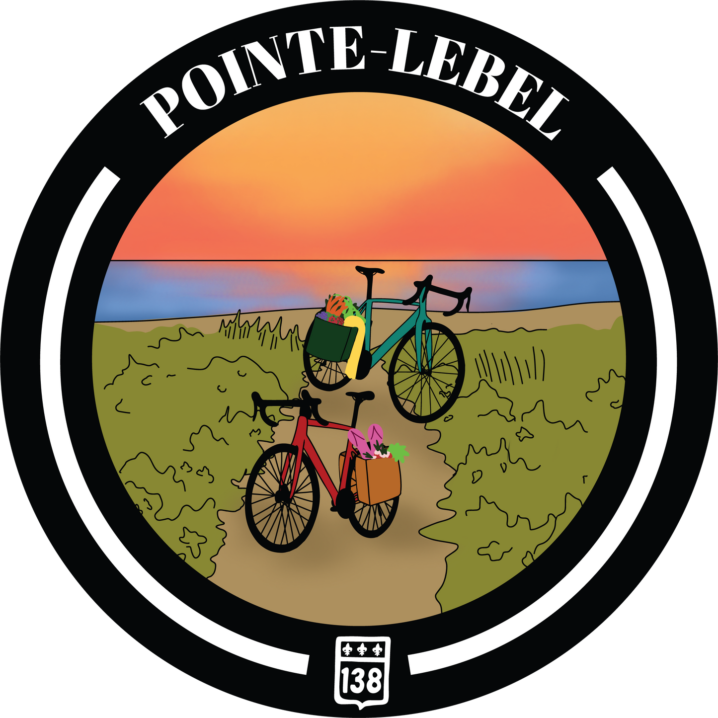 Autocollant Pointe-Lebel